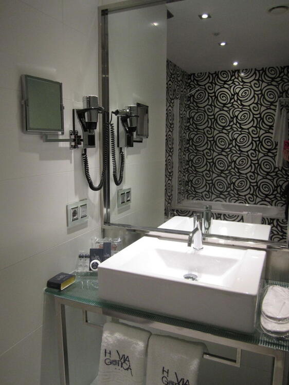 Foto del baño de Hotel Vía Gótica