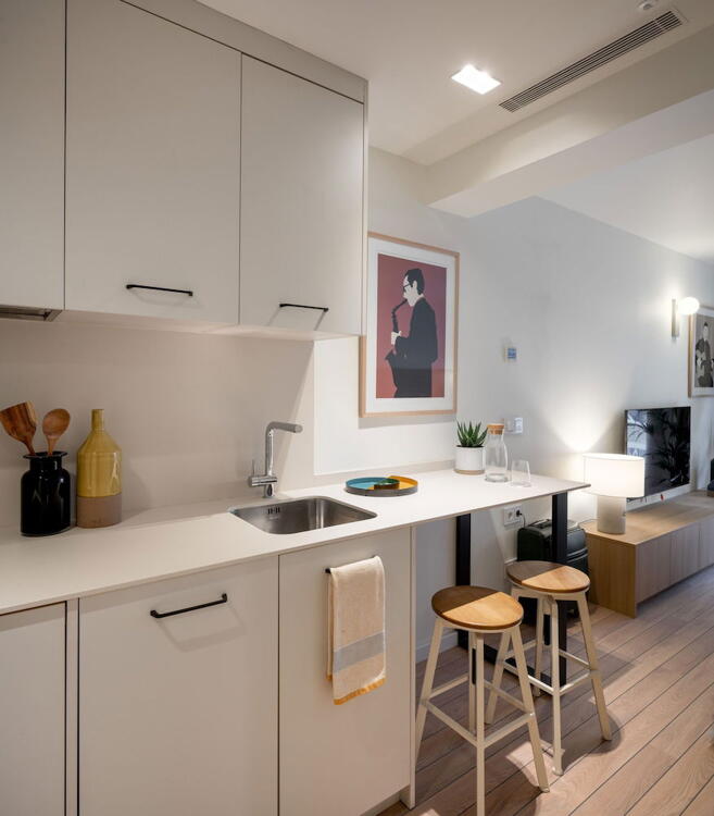 Foto de una habitación de Aparthotel Libere Vitoria