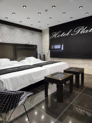 Foto de una habitación de Hotel Plata