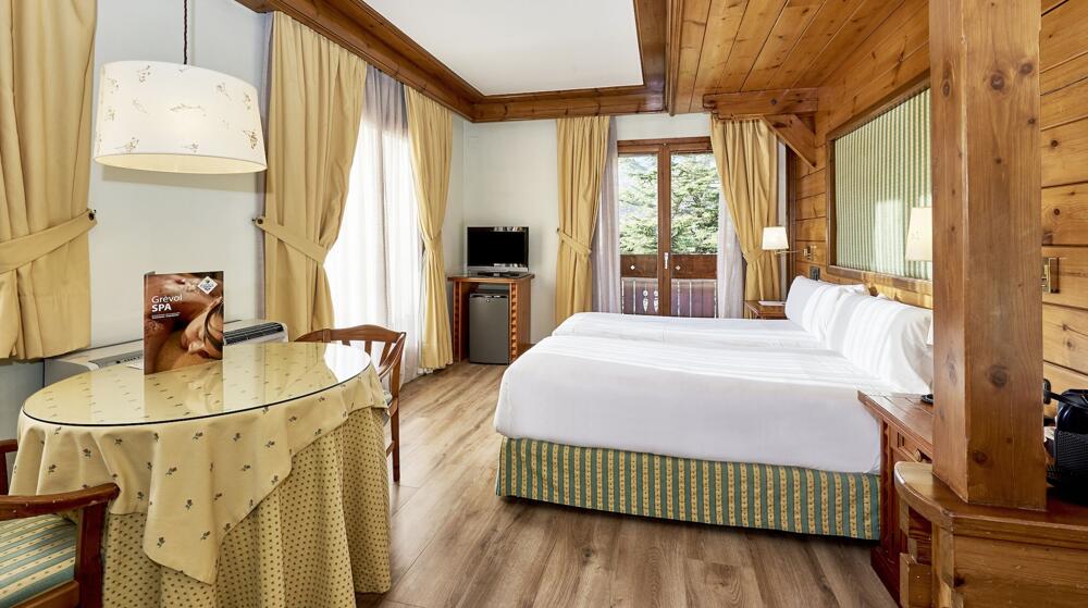Foto de una habitación de Hotel Grèvol Spa