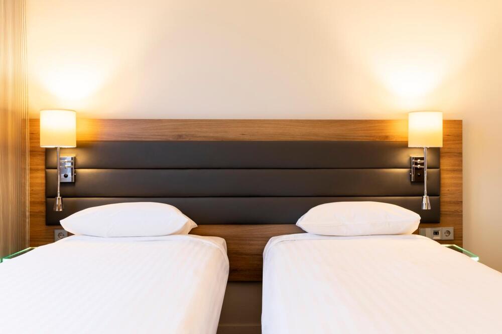 Foto de una habitación de Hotel Moxy London Excel