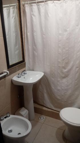 Foto de una habitación de Calafate Viejo Hostel