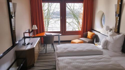 Foto de una habitación de Hotel Strandlust Vegesack