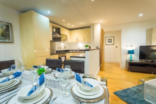 Foto de una habitación de Alquileres Vacacionales Dockside Walk Suite - Canary Wharf