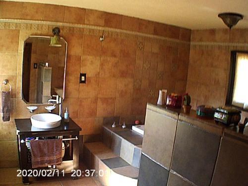 Foto del baño de La Troje Cabañas