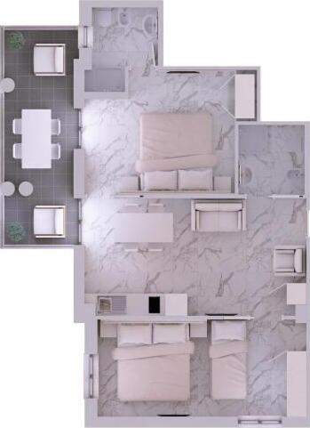 Foto de una habitación de Residence Hotel Alba Palace