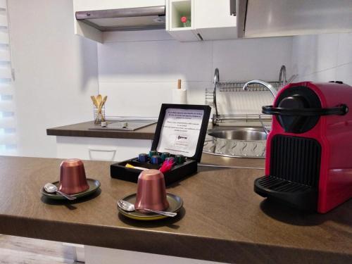 Foto de una habitación de Cervantes Apartamentos