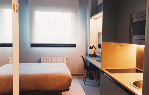 Foto de una habitación de Albergue Residencia Universitaria San Mamés
