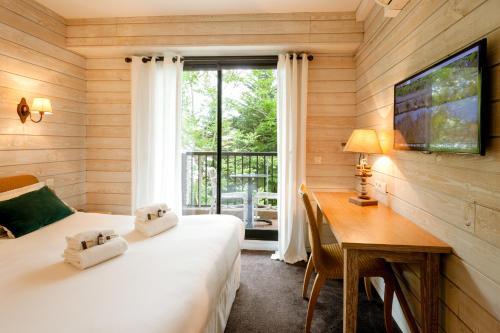 Foto de una habitación de Hotel de la Plage