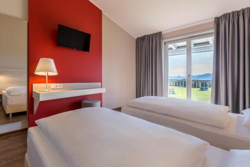 Foto de una habitación de Autobahnmotel Irschenberg Süd