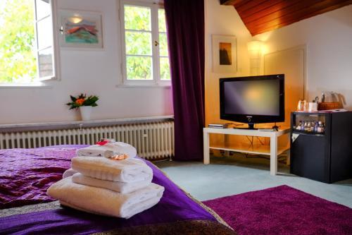 Foto de una habitación de Rhein River Guesthouse - Art Hotel on the Rhine