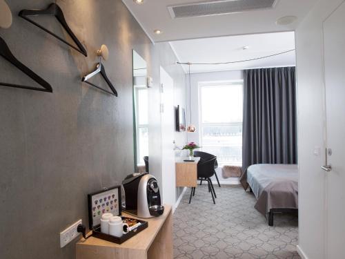 Foto de una habitación de Aalborg Airport Hotel