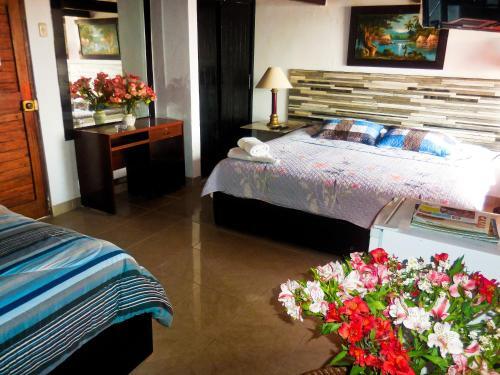 Foto de una habitación de Hostal Ocean Pacifico