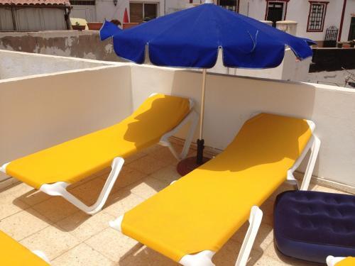Foto de una habitación de Las Brisas Mogan Apartamentos