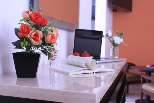 Foto de una habitación de Hotel Villa Las Rosas
