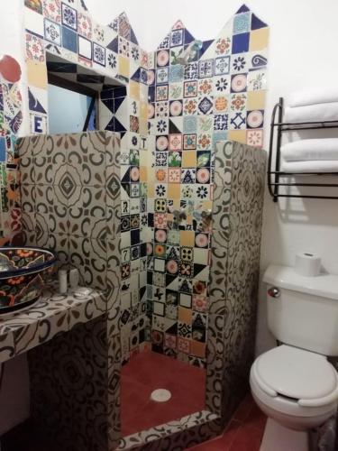 Foto del baño de Suites Portal San Ángel a unos pasos de insurgentes sur al mejor precio