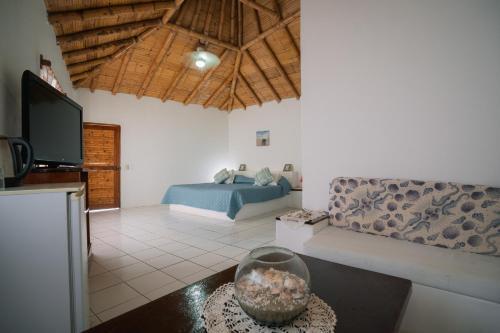 Foto de una habitación de Hotel Makani Vichayito