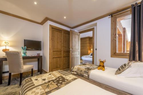 Foto de una habitación de Hotel La Chaudanne