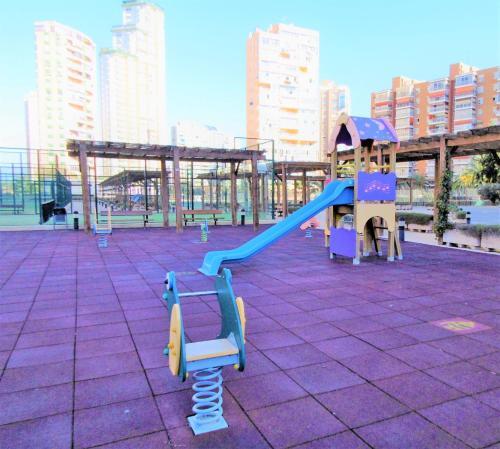 Foto de una habitación de Alquileres Vacacionales Gemelos 26-T2-27-C