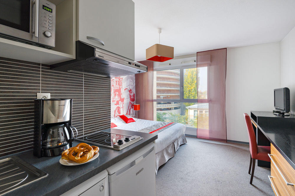 Foto de una habitación de Lagrange Apart’Hotel Strasbourg Wilson