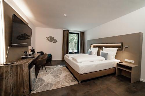 Foto de una habitación de Seehotel am Tankumsee