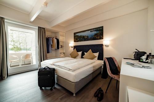 Foto de una habitación de Seehotel am Tankumsee