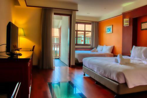 Foto de una habitación de AlexaPD Private Water Chalets