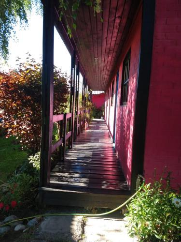 Foto de una habitación de Lago Argentino Hostel