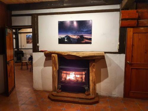 Foto de una habitación de Casas y chalets Mountain Cabin with Volcano Views