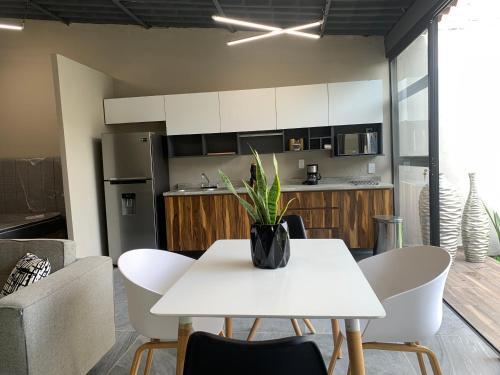 Foto de una habitación de Casas y chalets Begonias Loft a 5 Min Del Auditorio Telmex