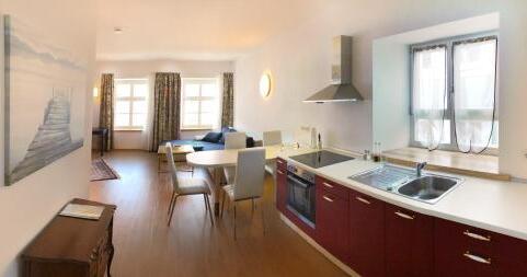 Foto de una habitación de Hotel Freischütz Apartments