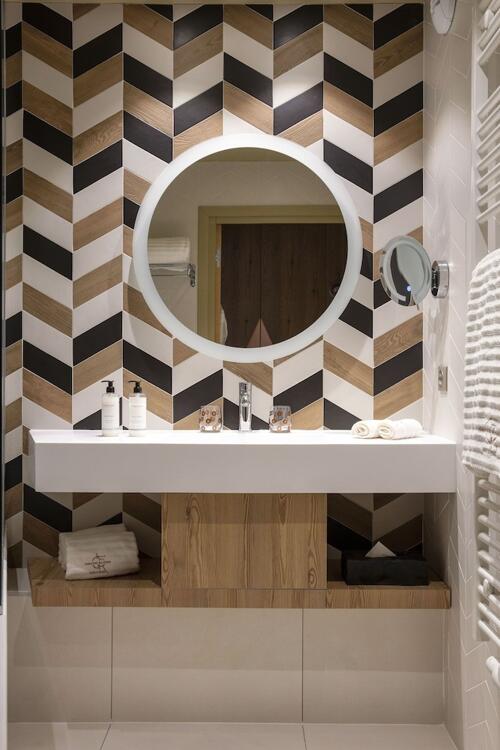 Foto del baño de Hôtel Grandes Rousses