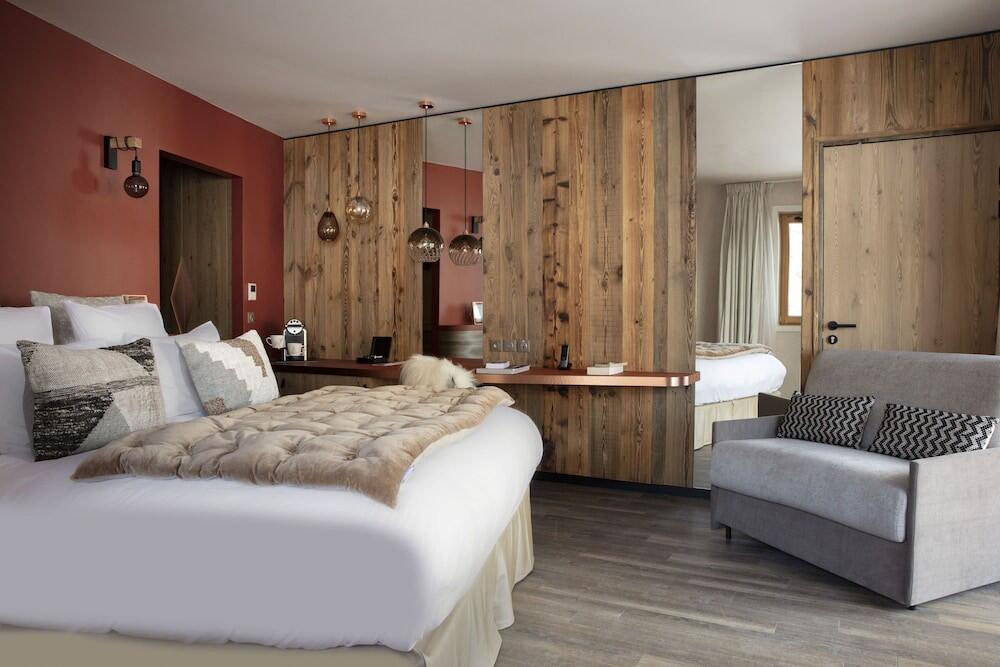 Foto de una habitación de Hôtel Grandes Rousses
