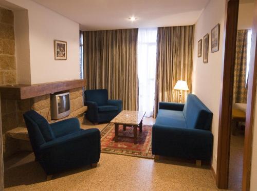 Foto de una habitación de Apartamentos la Nogalera
