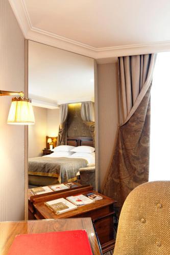 Foto de una habitación de Hotel Au Manoir Saint Germain