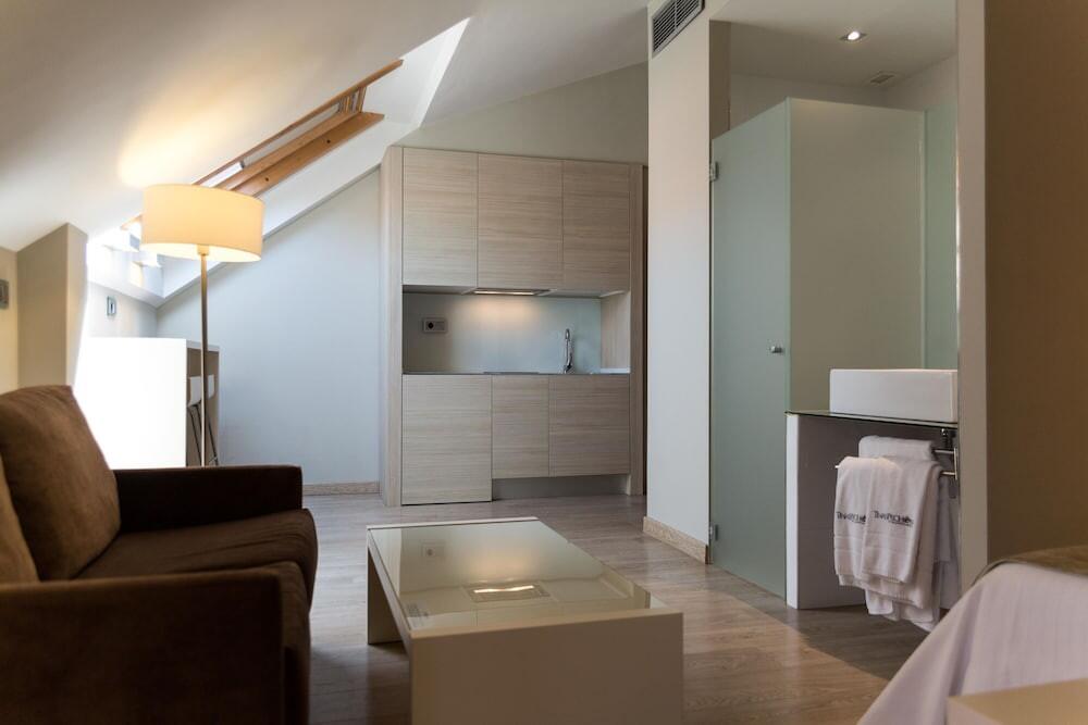 Foto de una habitación de Hotel Tinas de Pechon