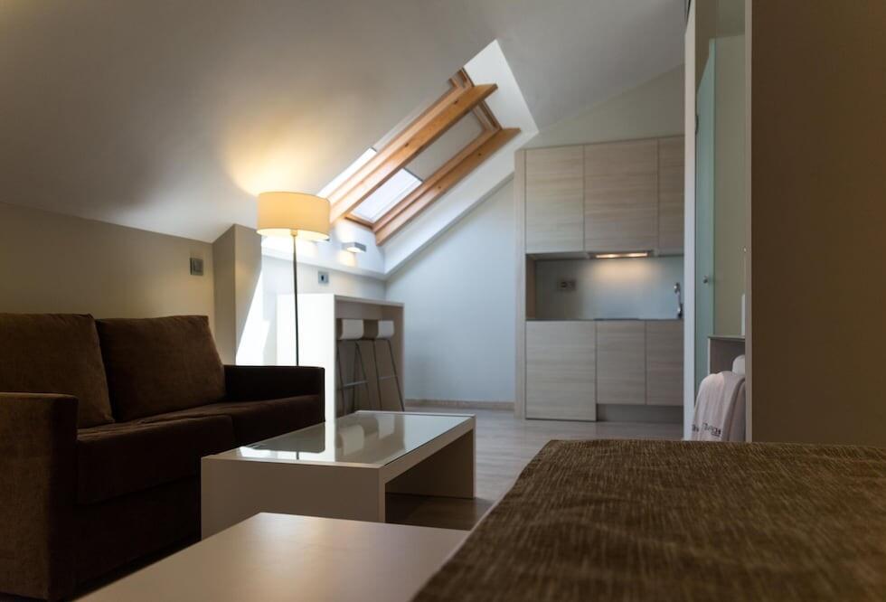 Foto de una habitación de Hotel Tinas de Pechon