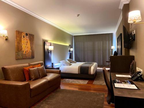 Foto de una habitación de Hotel Armiñe