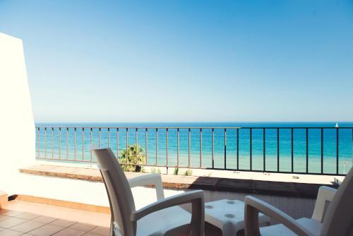 Foto de una habitación de Hotel Miramar Badalona