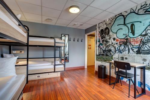 Foto de una habitación de Albergue Urban House Copenhagen by MEININGER