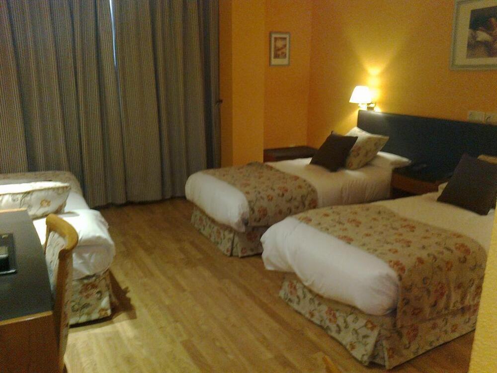 Foto de una habitación de Hotel Aeropuerto Ifema Madrid Torre Hogar Premium