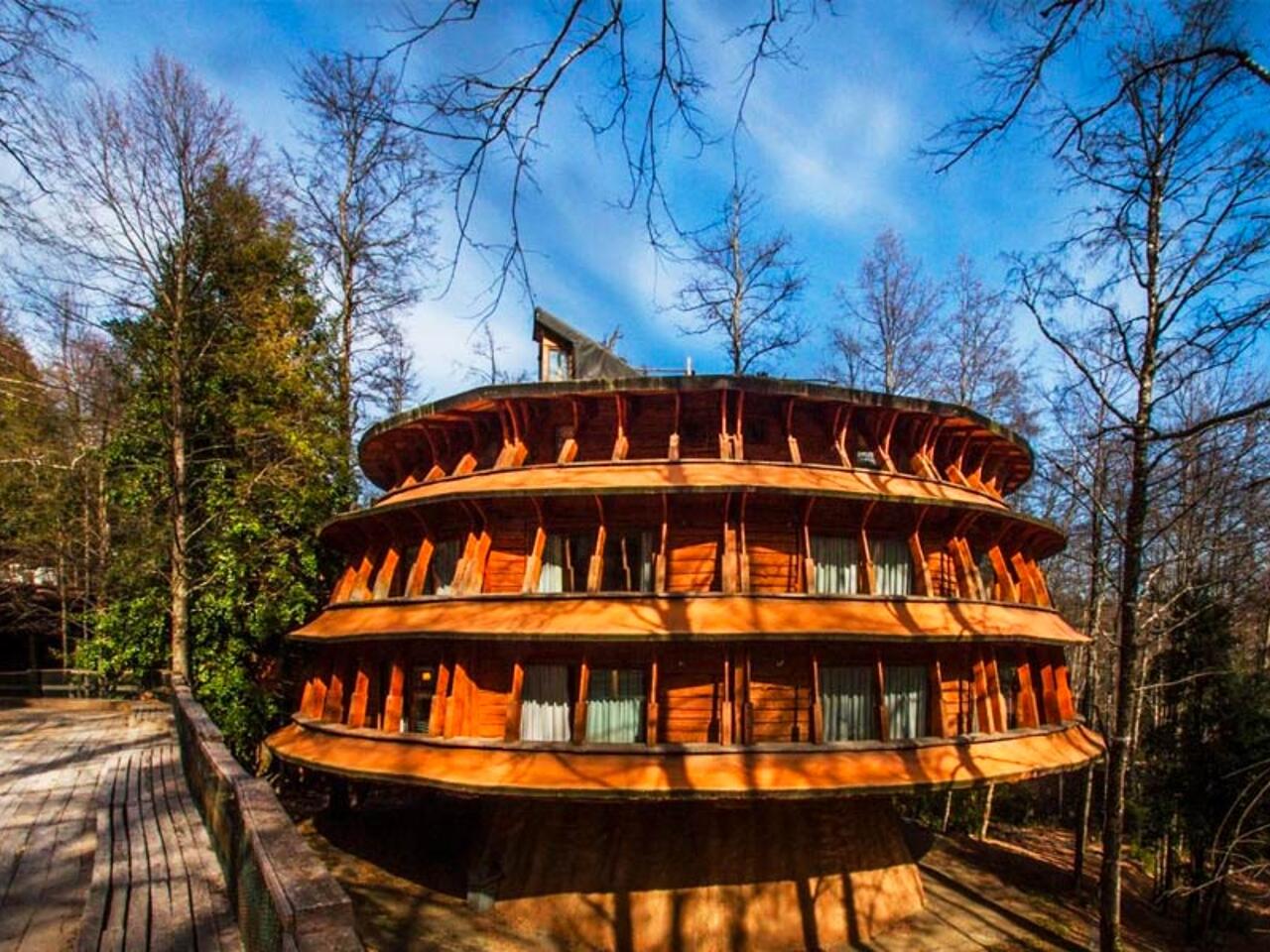 Fotografía de hoteles en huilo huilo chile